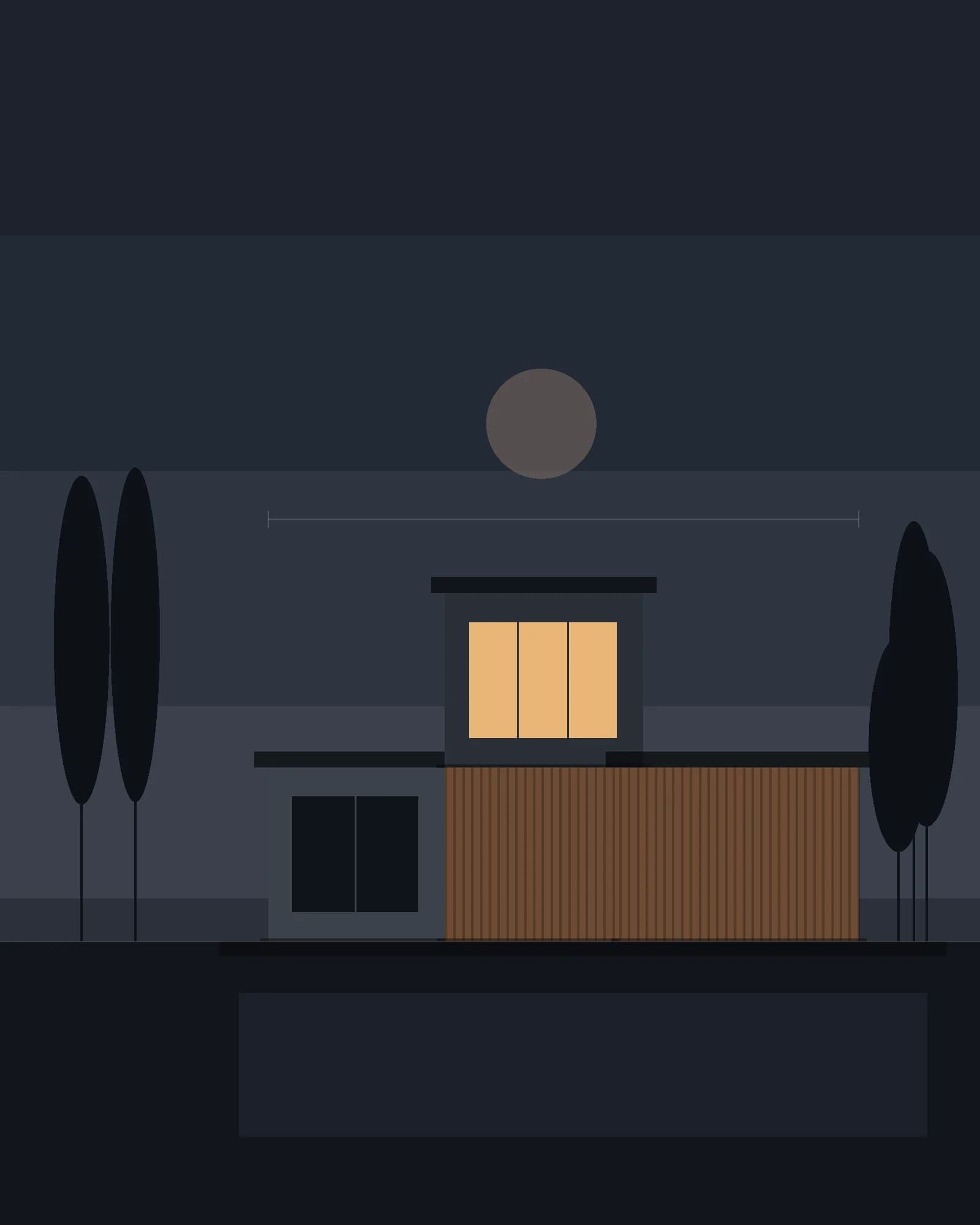 Placeholder architectural drawing. Replace with real project photography.