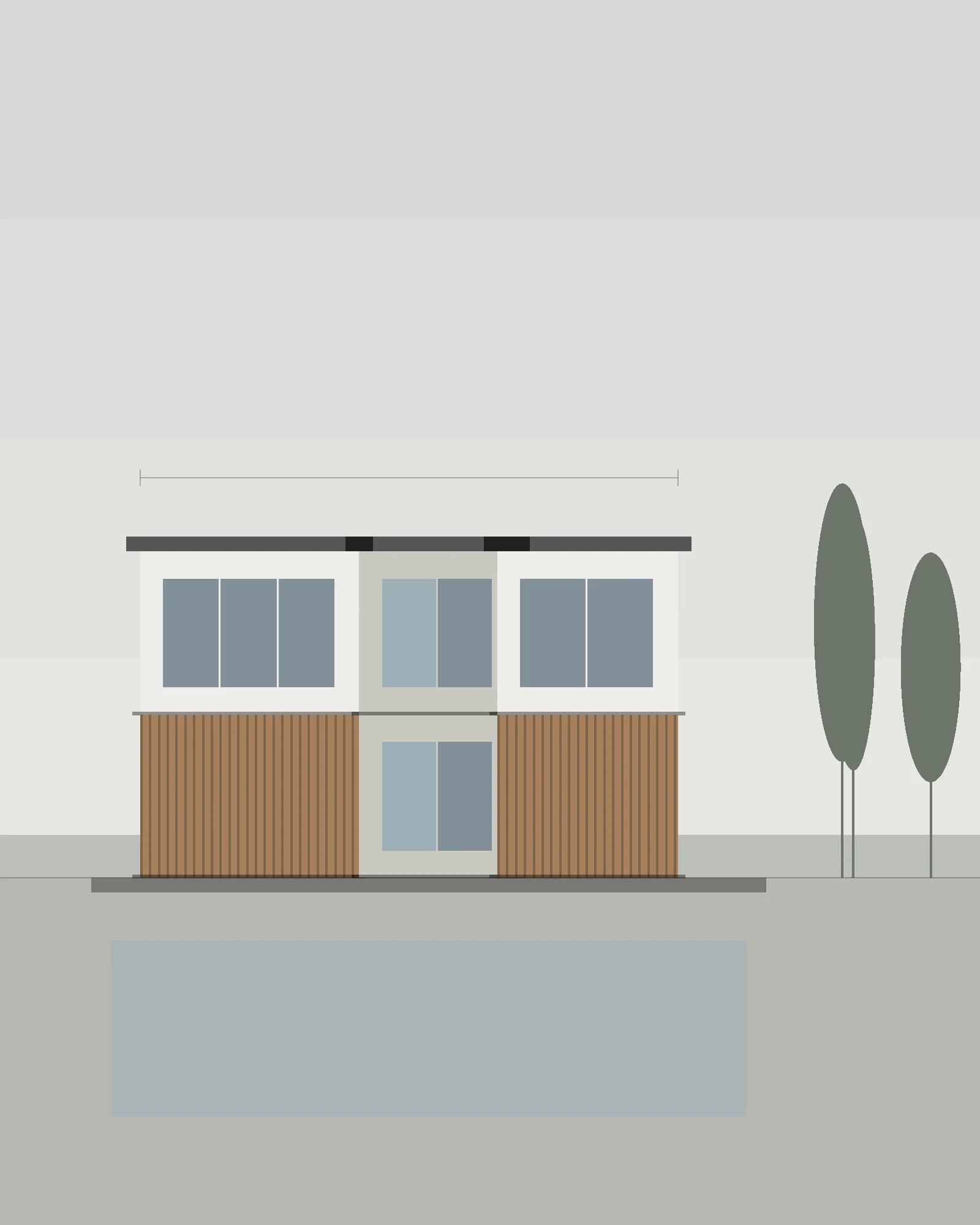 Placeholder architectural drawing. Replace with real project photography.