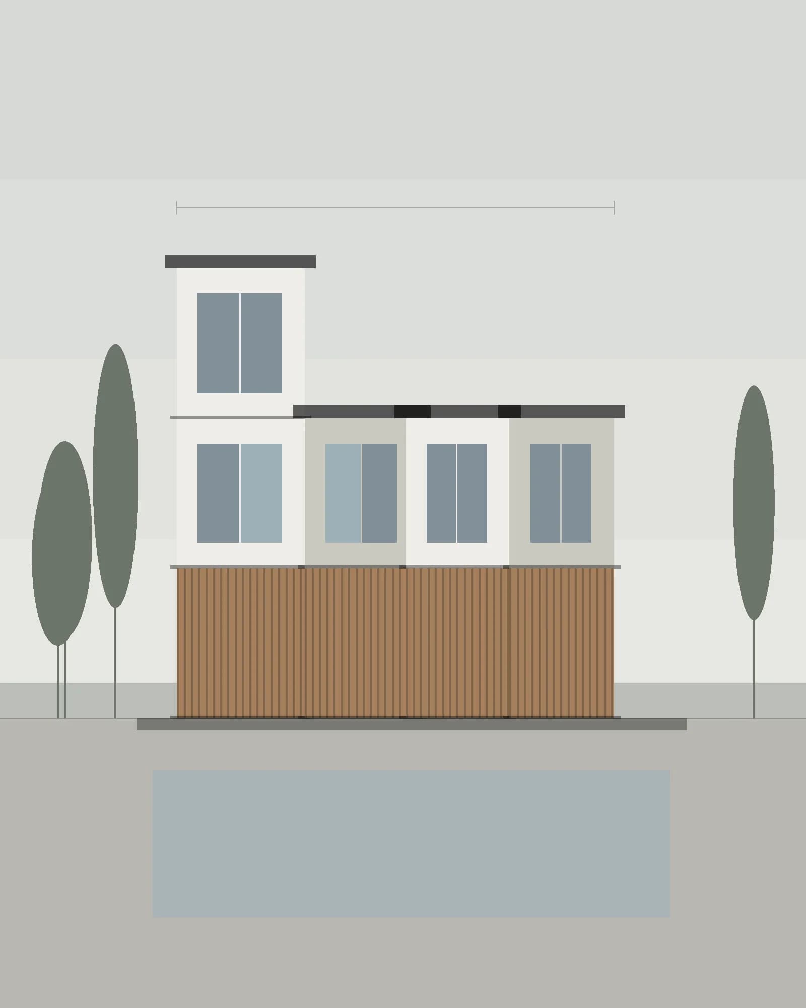 Placeholder architectural drawing. Replace with real project photography.