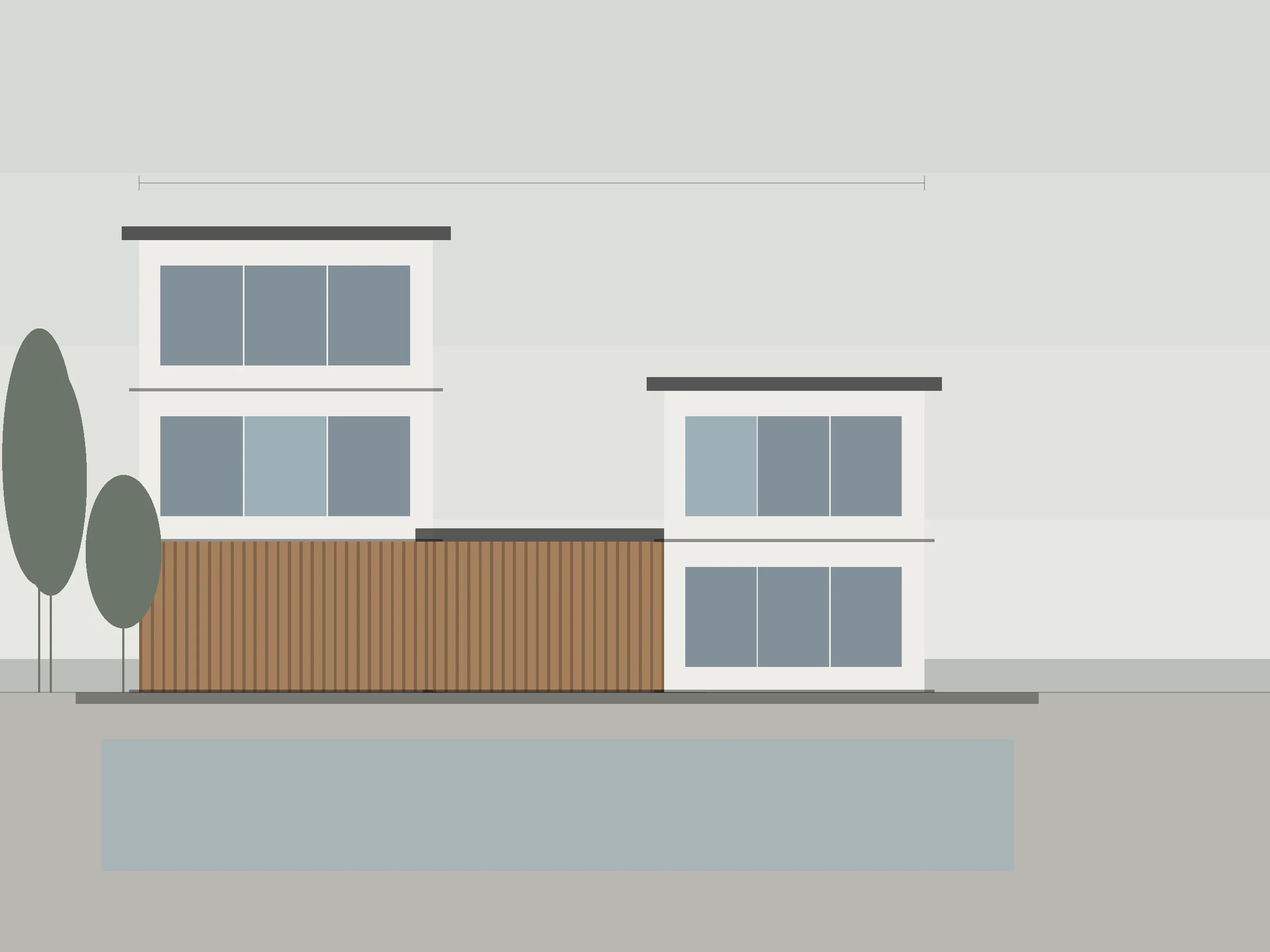 Placeholder architectural drawing. Replace with real project photography.