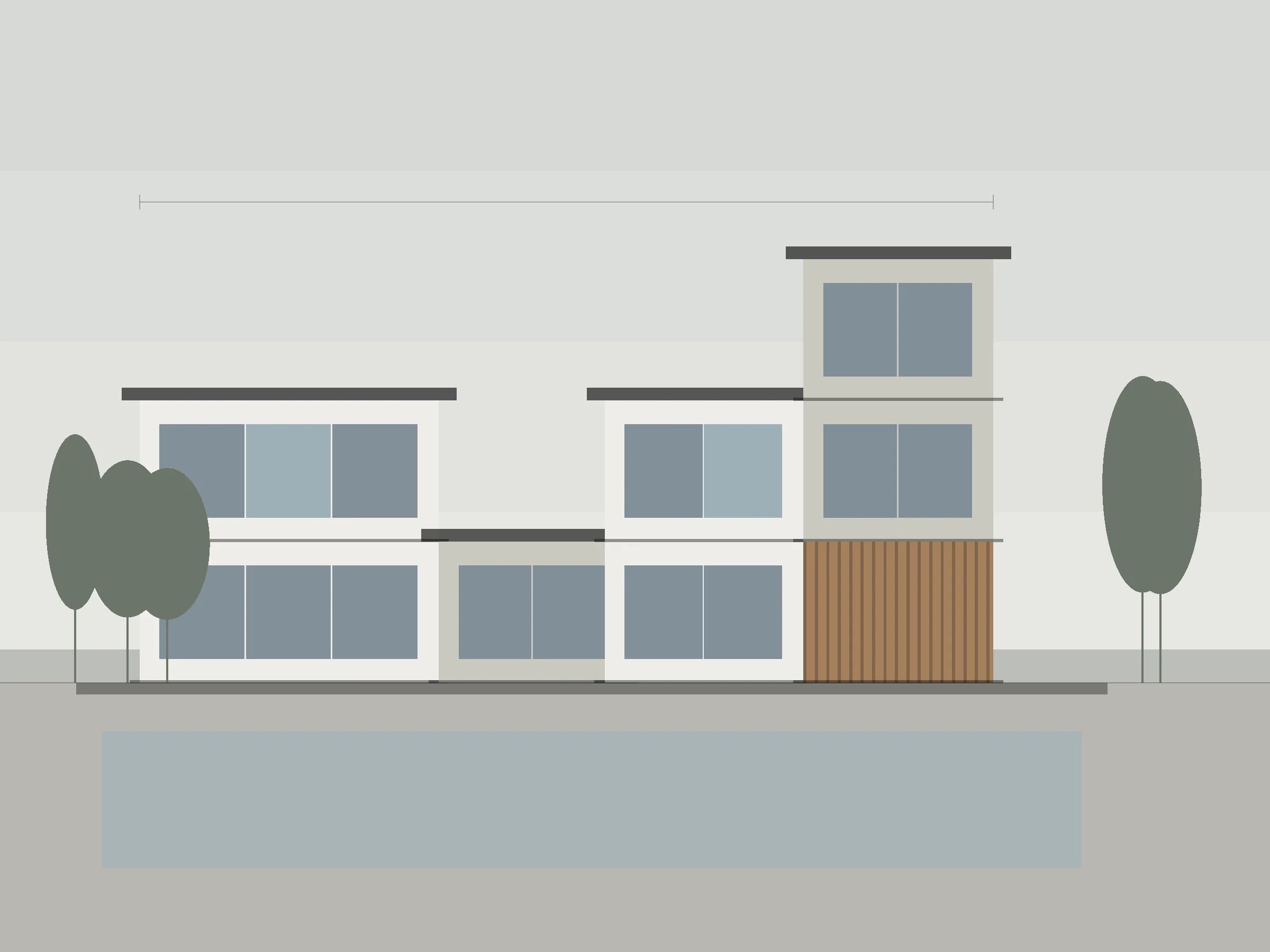 Placeholder architectural drawing. Replace with real project photography.