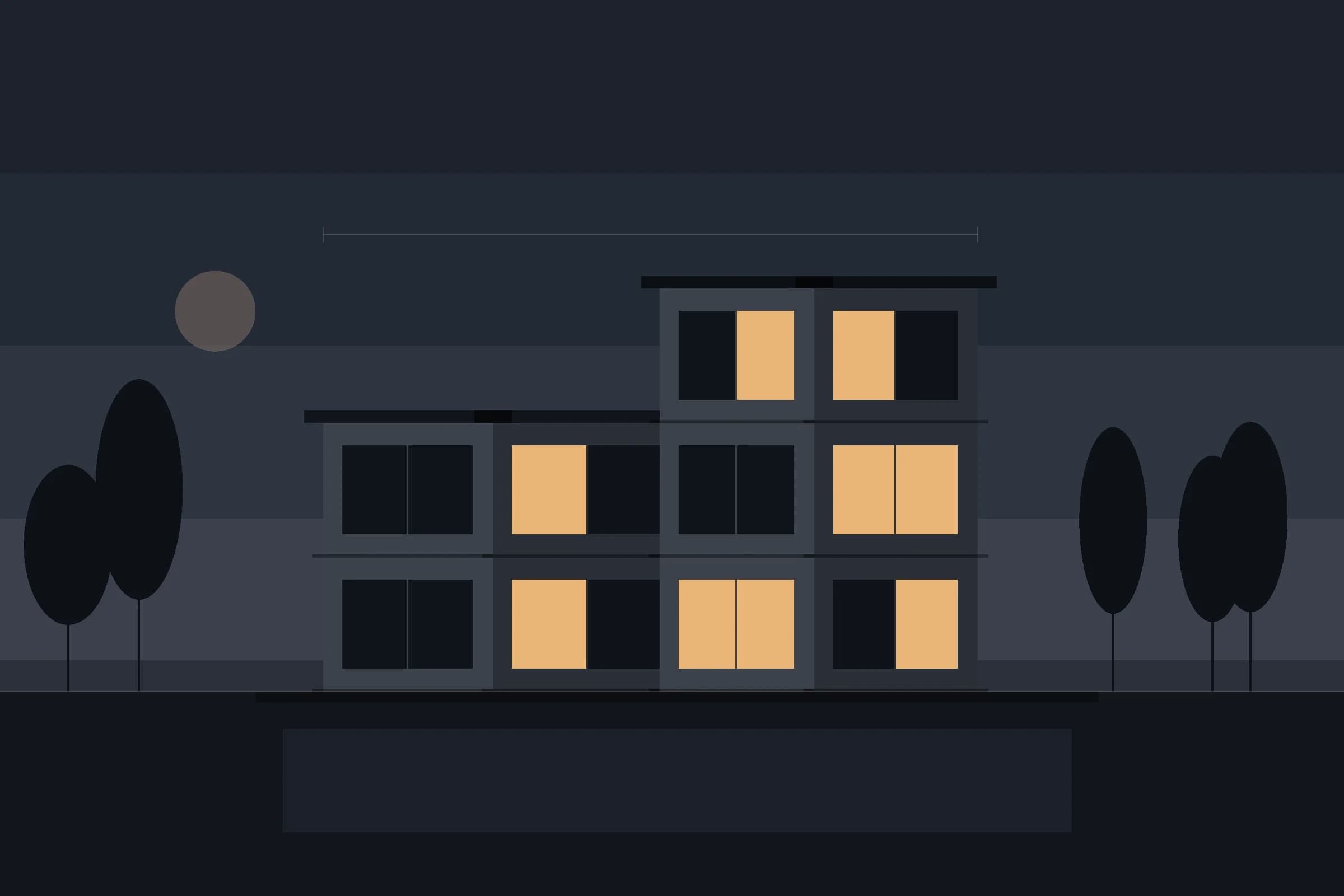 Placeholder architectural drawing. Replace with real project photography.