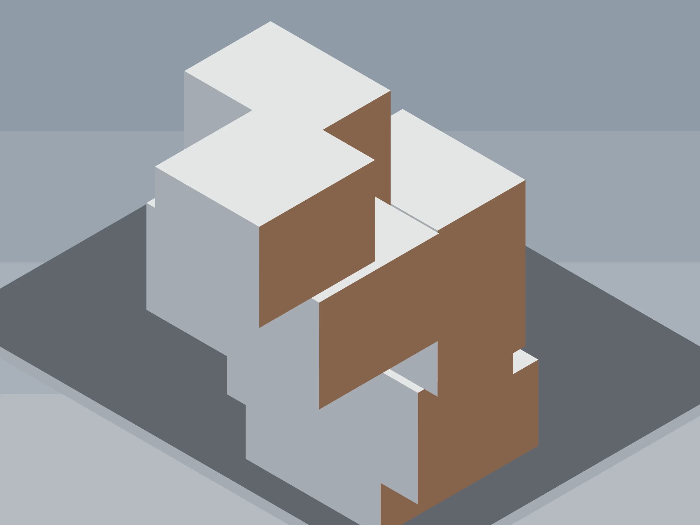 Placeholder architectural drawing. Replace with real project photography.