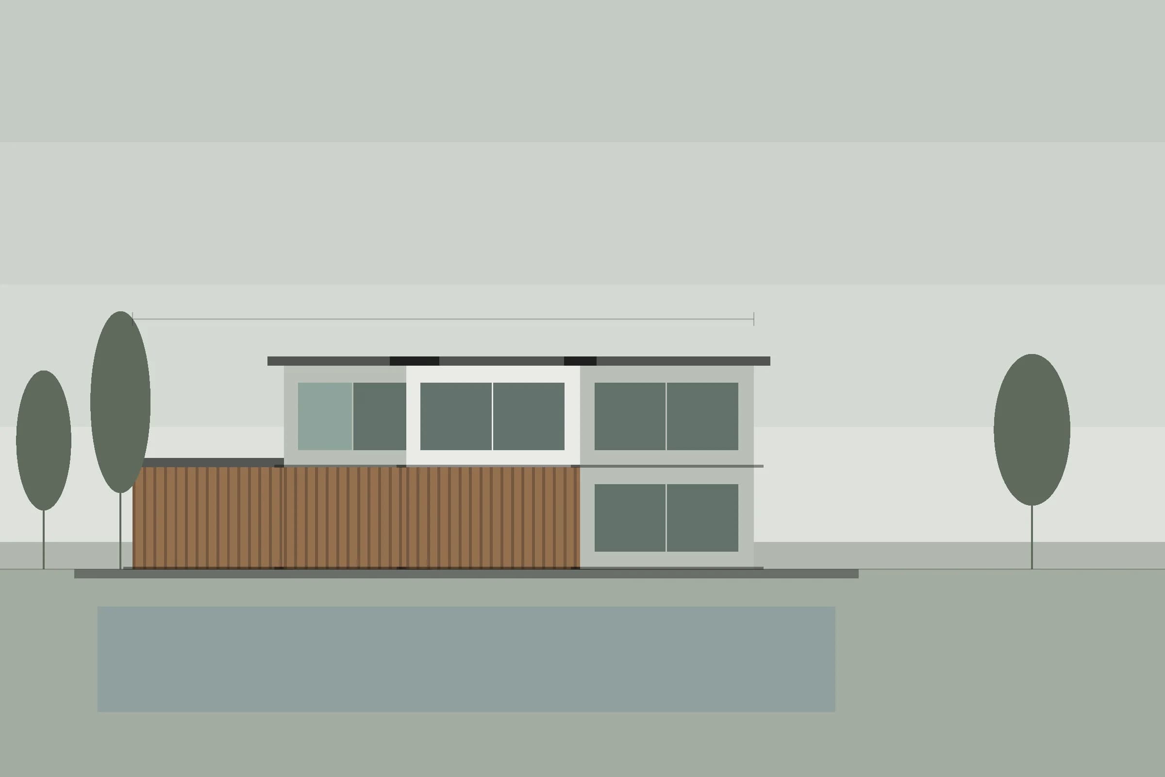 Placeholder architectural drawing. Replace with real project photography.