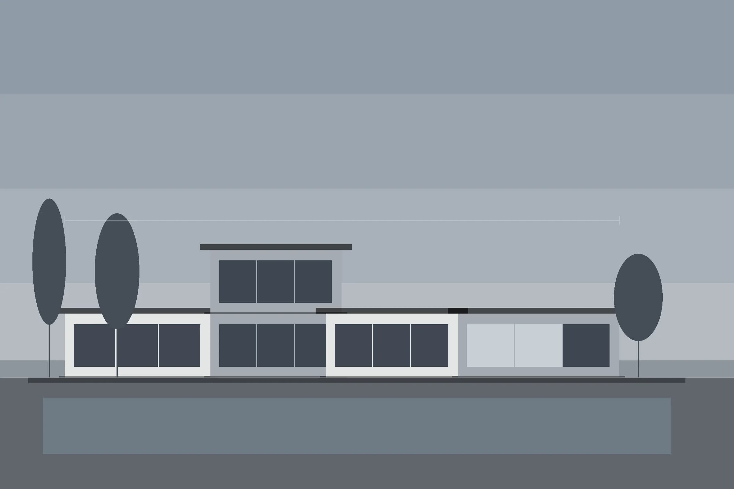 Placeholder architectural drawing. Replace with real project photography.